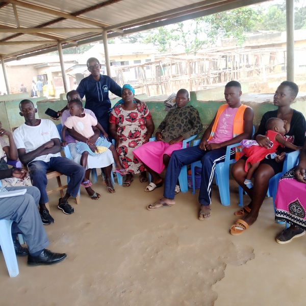 peer support group counseling session for young people